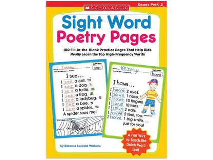 Sight-Word Poetry Workbook - US 4964