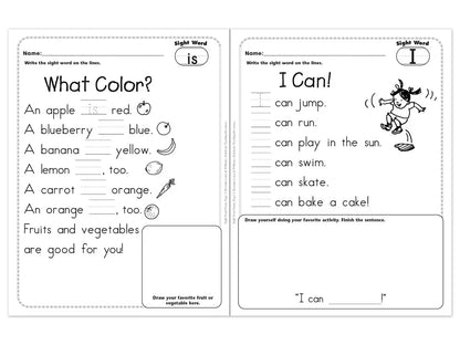 Sight-Word Poetry Workbook - US 4964