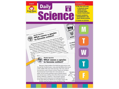 Daily Science Reproducible Activities Workbook - Gr. 6 - US 6330