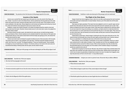 Daily Reading Comprehension Activities Workbook - Gr. 8 - US 3148