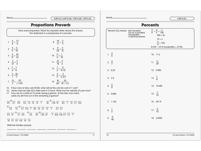 The 100+ Series™ Pre-Algebra Workbook - US 9823