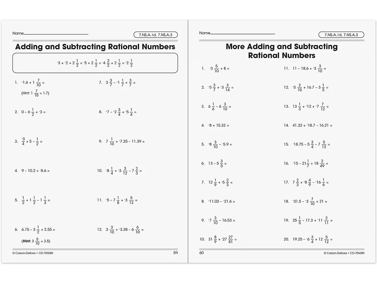 The 100+ Series™ Pre-Algebra Workbook - US 9823