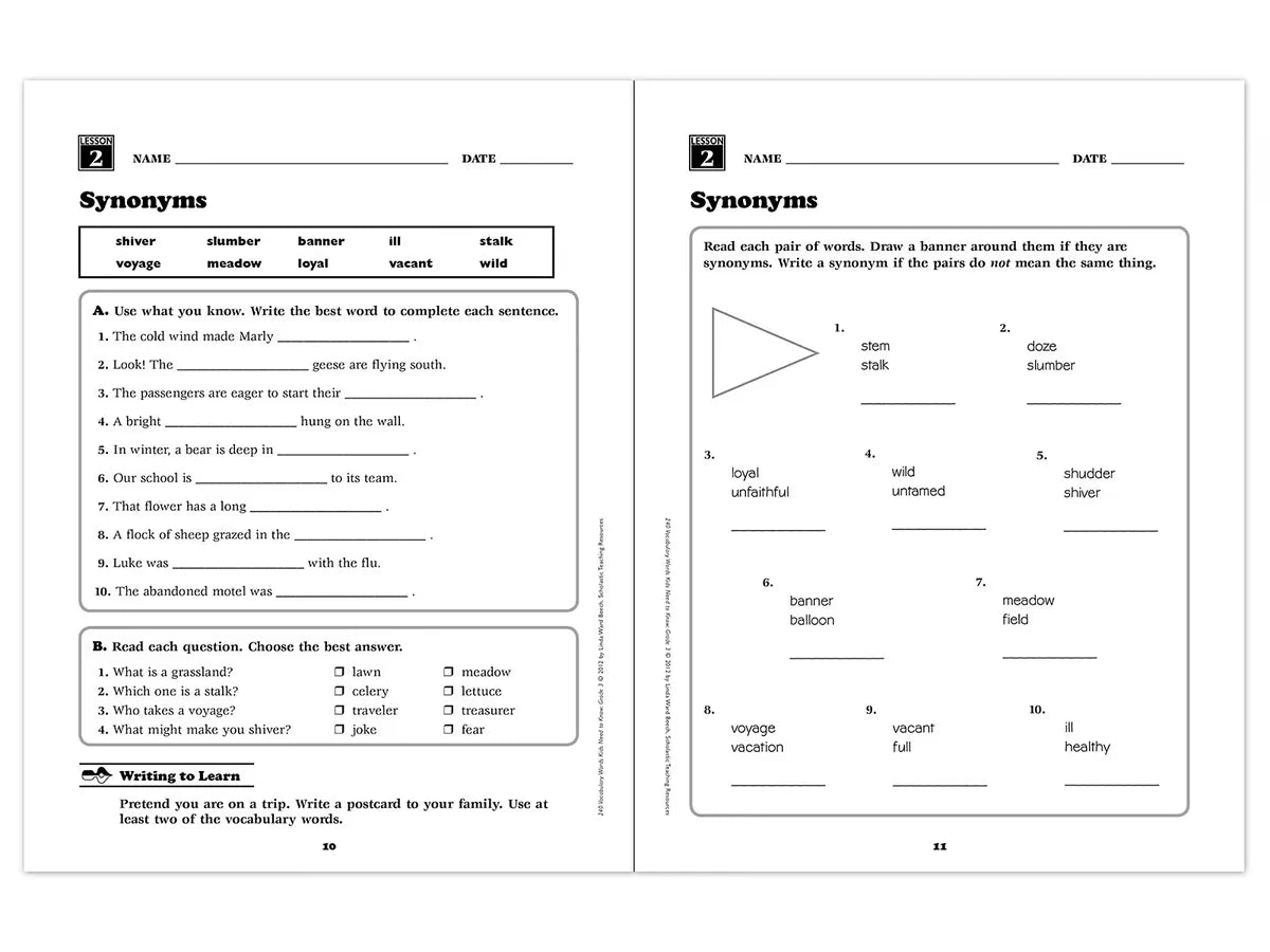 240 Words Kids Need to Know Workbook - Gr. 3 - US 3697