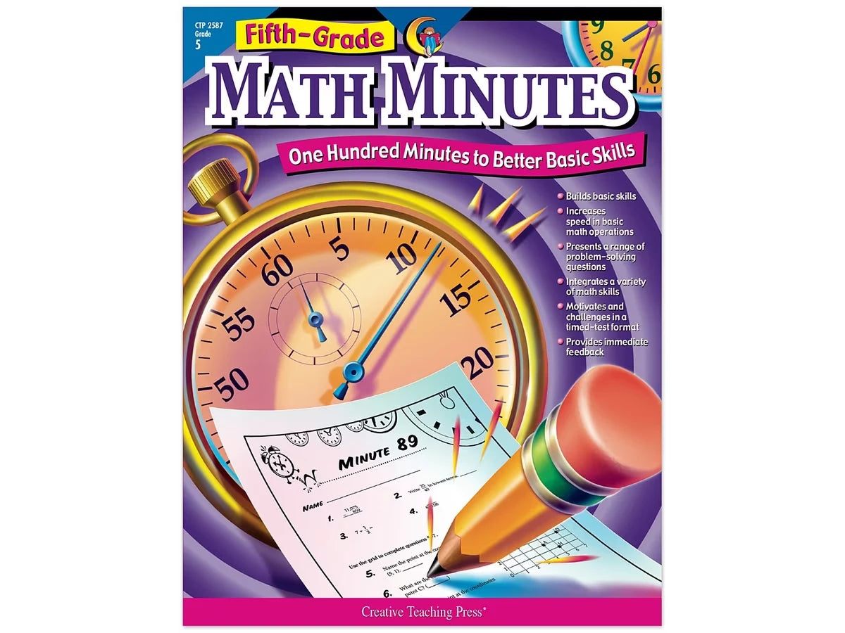 Math Minutes Workbook - Gr. 5 - US 5882