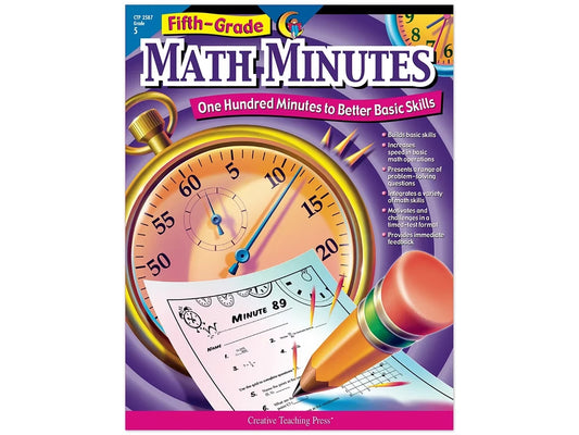 Math Minutes Workbook - Gr. 5 - US 5882