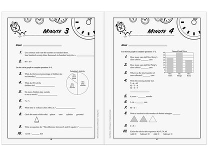 Math Minutes Workbook - Gr. 5 - US 5882