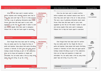 Daily Paragraph Editing Workbook - Gr. 4 - US 7031