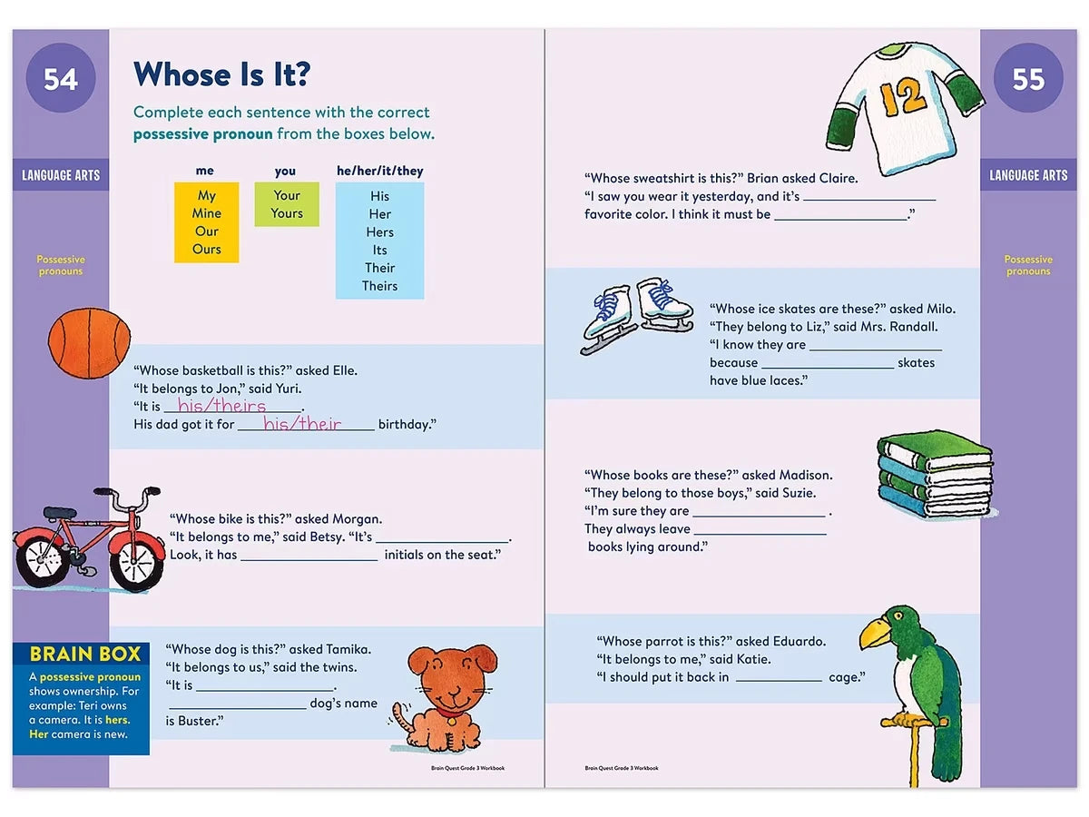 Brain Quest Workbook - Gr. 3 - US 8148
