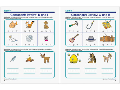 Spectrum® Phonics Workbook - Gr. 1 - US 5907