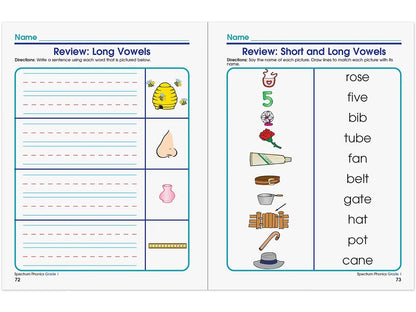 Spectrum® Phonics Workbook - Gr. 1 - US 5907