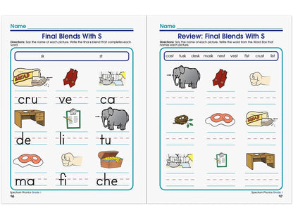 Spectrum® Phonics Workbook - Gr. 1 - US 5907