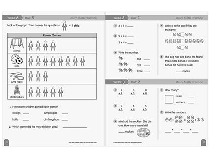 Daily Math Practice Workbook - Gr. 1 - US 2429