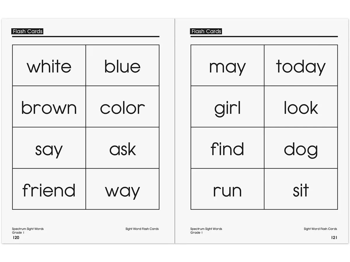 Spectrum® Sight-Words Workbook - Gr. 1 - US 7581