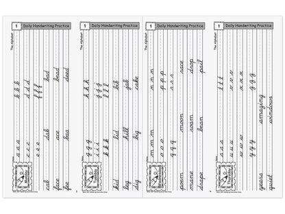 Contemporary Cursive Daily Handwriting Practice Workbook - US 6654