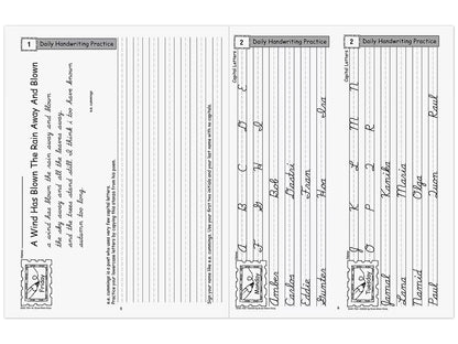Contemporary Cursive Daily Handwriting Practice Workbook - US 6654