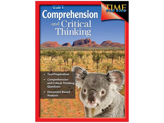 Comprehension and Critical Thinking Workbook - Gr. 6 - US 5807