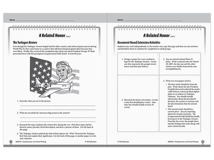 Comprehension and Critical Thinking Workbook - Gr. 6 - US 5807
