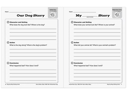 How to Write a Story Workbook - Gr. 1-3 - US 3699