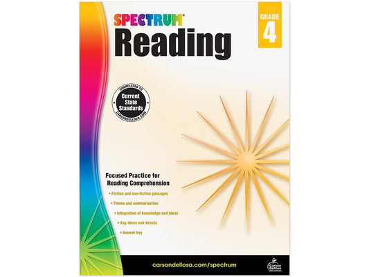 Spectrum® Reading Workbook - Gr. 4 - US 1111