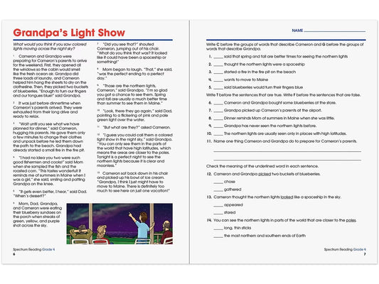 Spectrum® Reading Workbook - Gr. 4 - US 1111