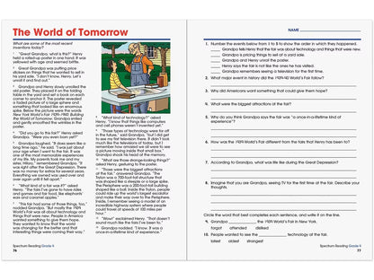 Spectrum® Reading Workbook - Gr. 4 - US 1111