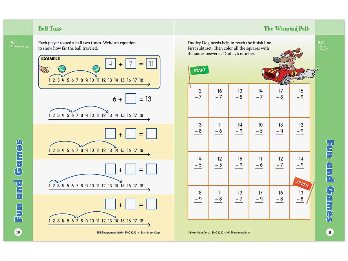 Math Skill Sharpeners Workbook - Gr. 2 - US 7011