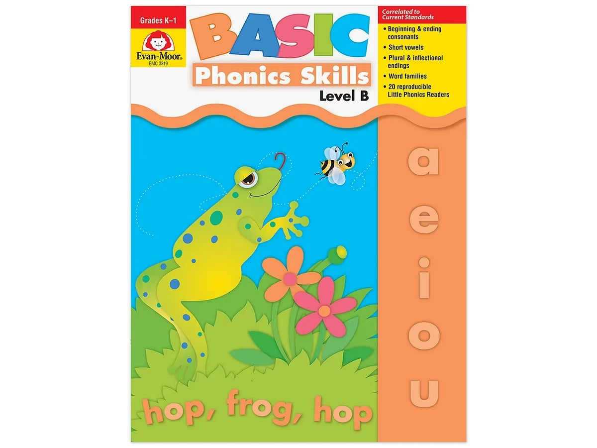 Basic Phonics Skills Workbook - K-Gr. 1 - US 7797