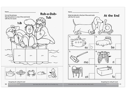 Basic Phonics Skills Workbook - K-Gr. 1 - US 7797