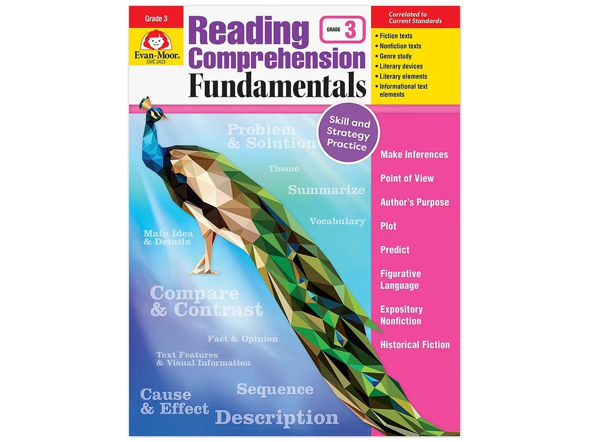 Reading Comprehension Fundamentals Workbook - Gr. 3 - US 8972