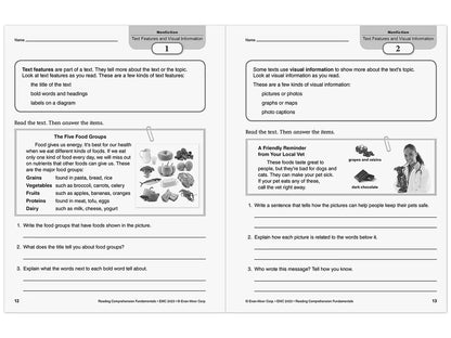 Reading Comprehension Fundamentals Workbook - Gr. 3 - US 8972