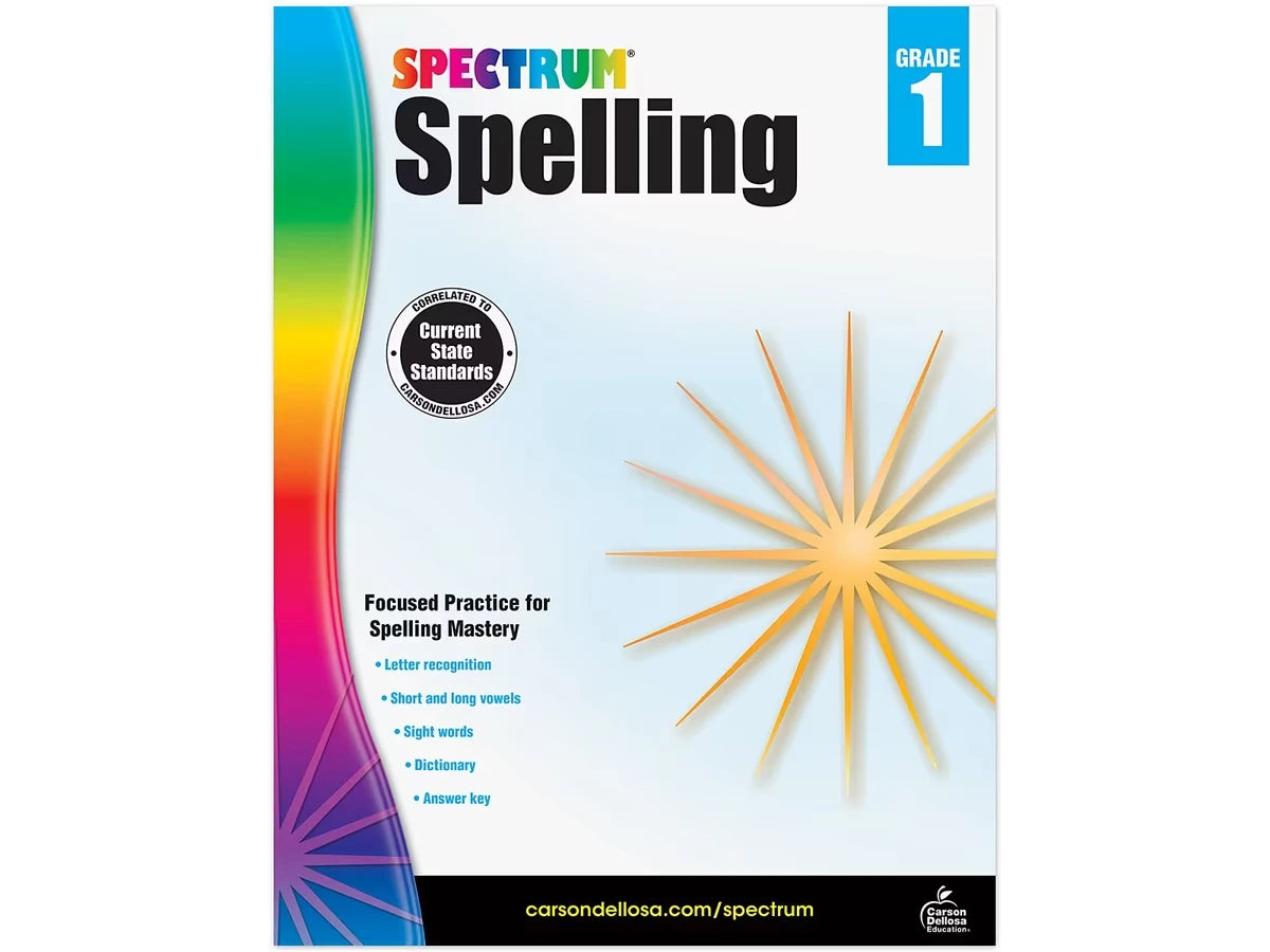 Spectrum® Spelling Workbook - Gr. 1 - US 1023