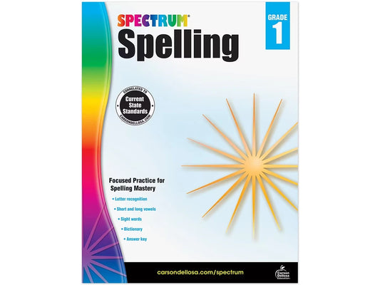 Spectrum® Spelling Workbook - Gr. 1 - US 1023