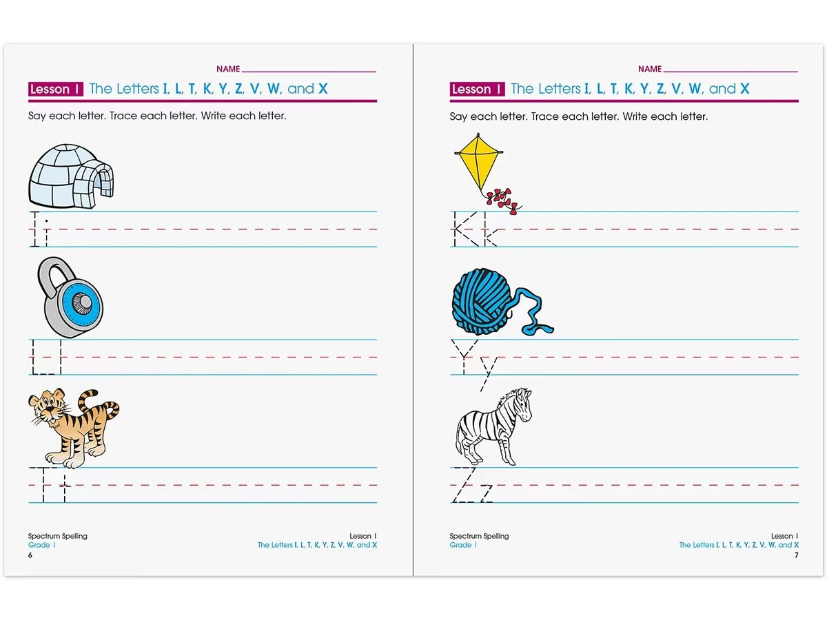 Spectrum® Spelling Workbook - Gr. 1 - US 1023