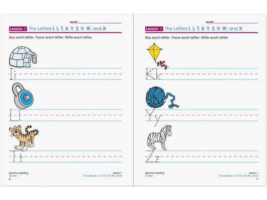 Spectrum® Spelling Workbook - Gr. 1 - US 1023