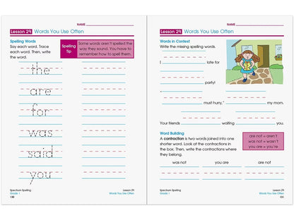 Spectrum® Spelling Workbook - Gr. 1 - US 1023