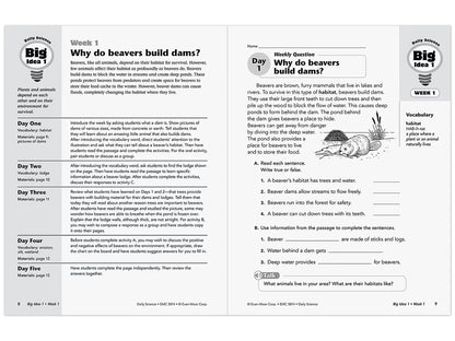 Daily Science Reproducible Activities Workbook - Gr. 4 - US 4185