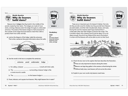 Daily Science Reproducible Activities Workbook - Gr. 4 - US 4185