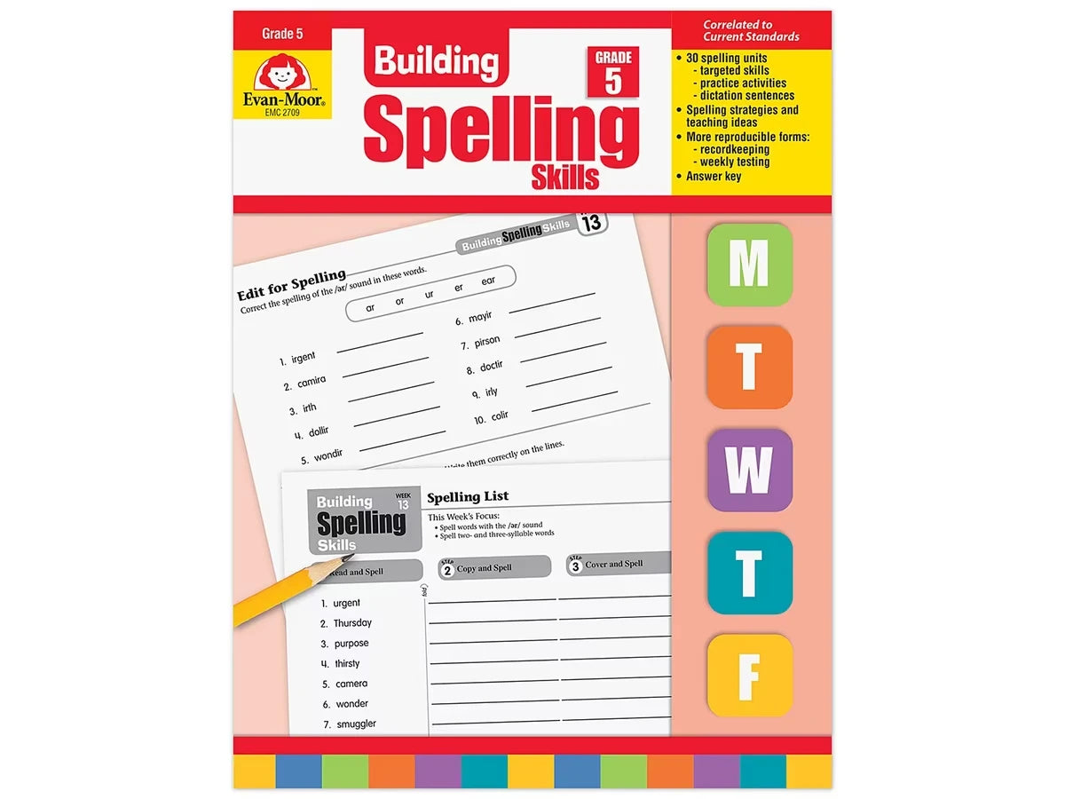 Building Spelling Skills Workbook - Gr. 5 - US 4752