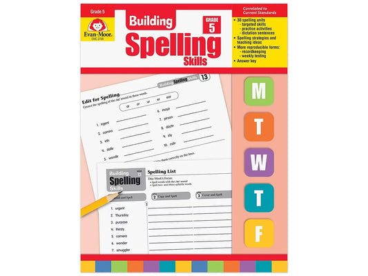 Building Spelling Skills Workbook - Gr. 5 - US 4752