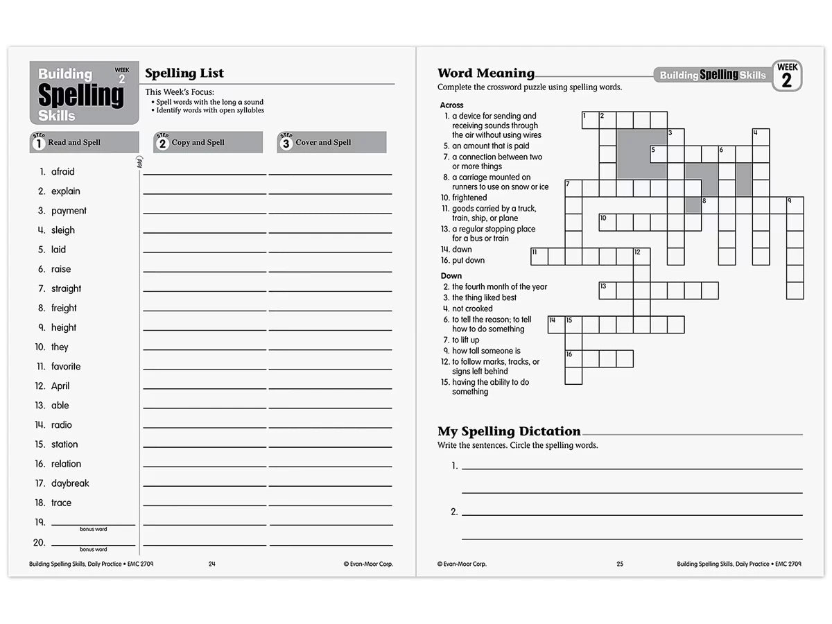Building Spelling Skills Workbook - Gr. 5 - US 4752