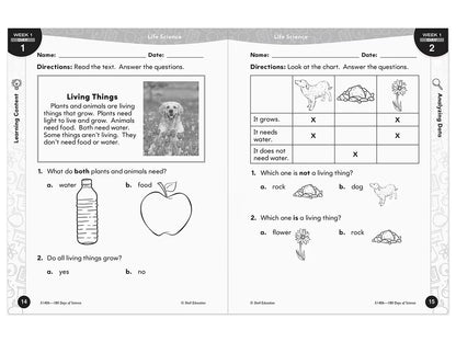 180 Days of Science Workbook - Kindergarten - US 4446
