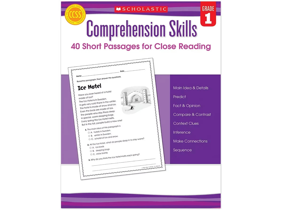 Comprehension Skills Workbook - Gr. 1 - US 2662