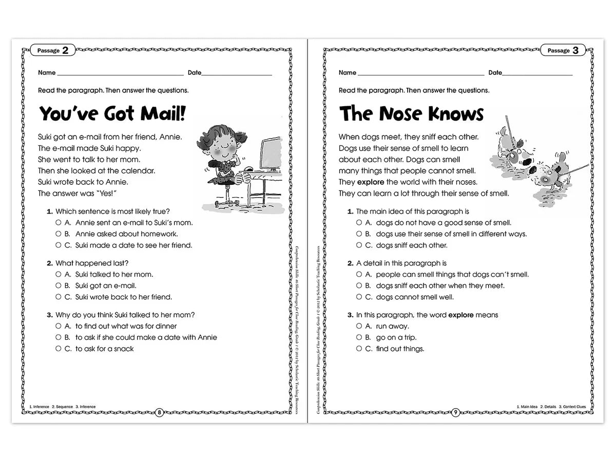 Comprehension Skills Workbook - Gr. 1 - US 2662