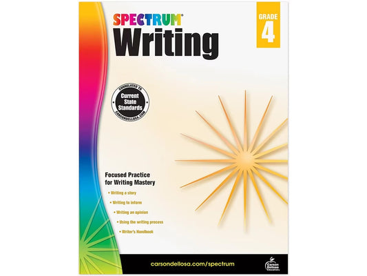 Spectrum® Writing Workbook - Gr. 4 - US 9741