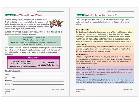 Spectrum® Writing Workbook - Gr. 4 - US 9741