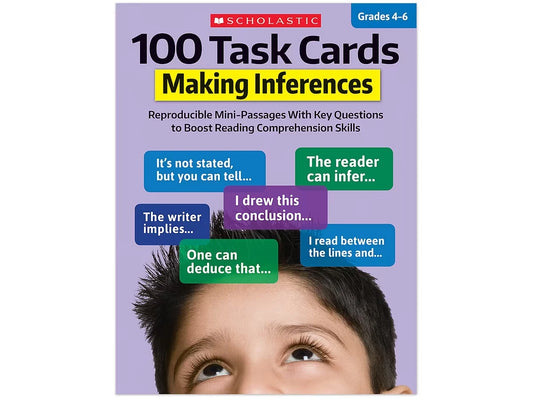 Making Inferences 100 Task Cards Workbook - US 4949