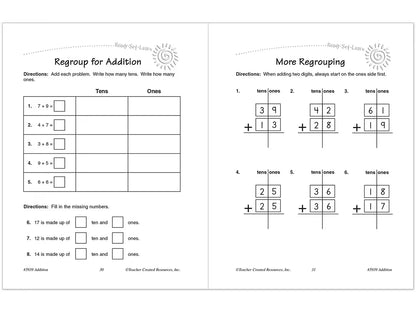 Addition Workbook - US 7014