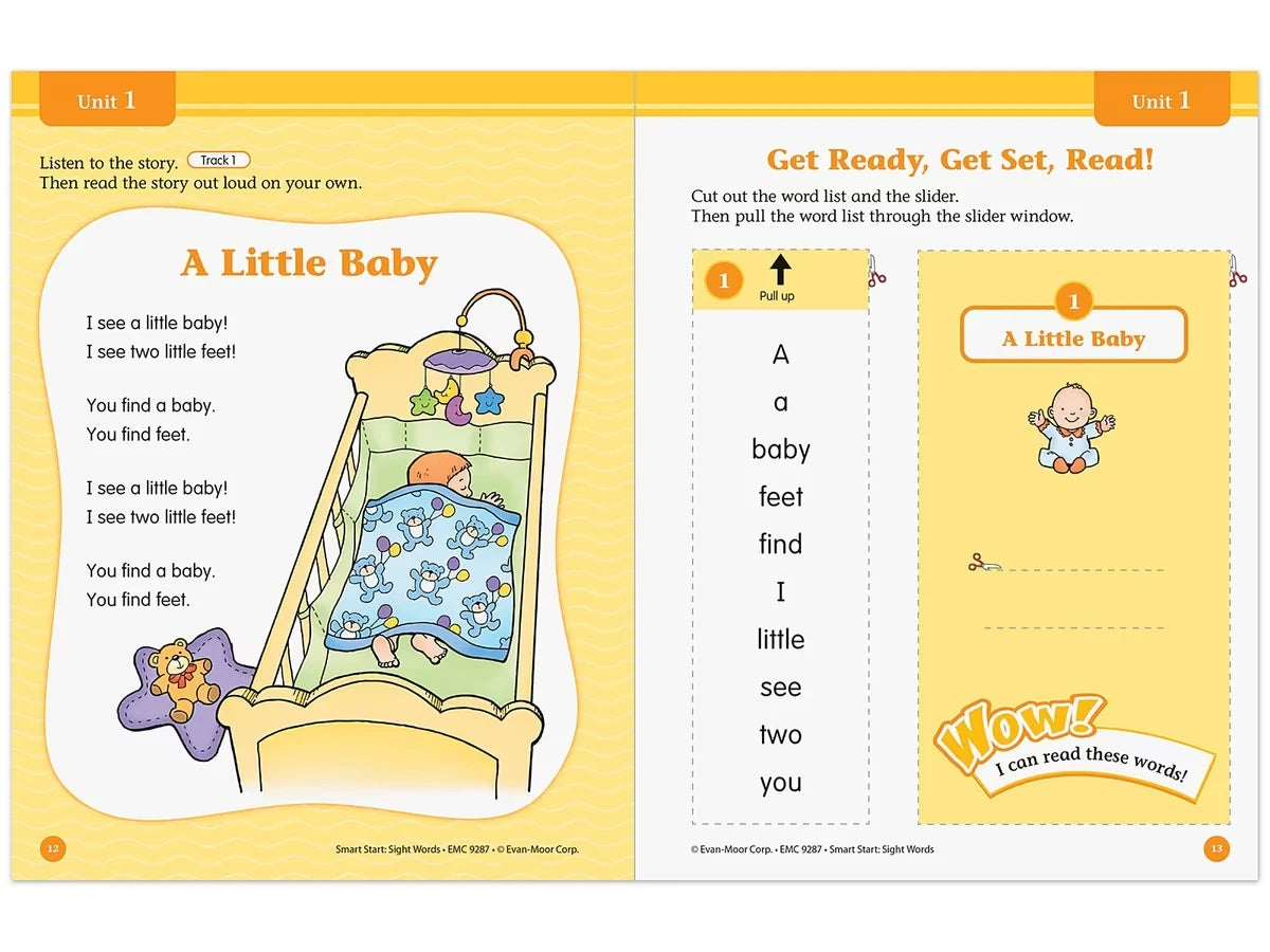 Sight-Words Smart Start Workbook - Pre-K - US 3592
