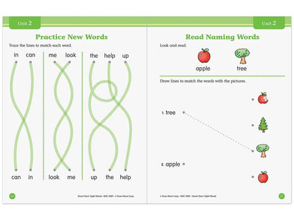 Sight-Words Smart Start Workbook - Pre-K - US 3592