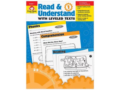 Read & Understand with Leveled Texts Workbook - Gr. 1 - US 2708